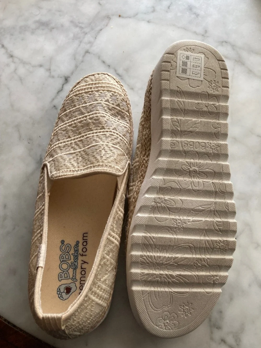 Sketchers Bobs Flexapadrille Espadrille Flat  size 8
